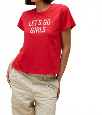 Daydreamer Shania Twain Lets Go Girls Solo Tee In Ruby Red