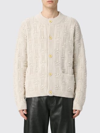 Marni Abstract Jacquard Wool and Cashmere-Blend Cardigan