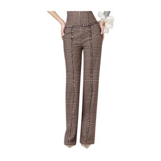 Giuseppe Di Morabito Pantalones Anchos - Trousers - Mujer - Marr&oacute;n - M