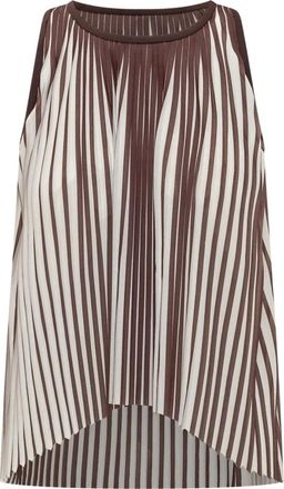 HUGO BOSS Hugo, Sleeveless Tops, female, Brown, Size: XL Etarba Jersey