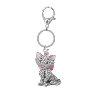 Disney Aristocats Marie Crystal Pav&eacute; Bag Charm Keychain in Multi at Nordstrom