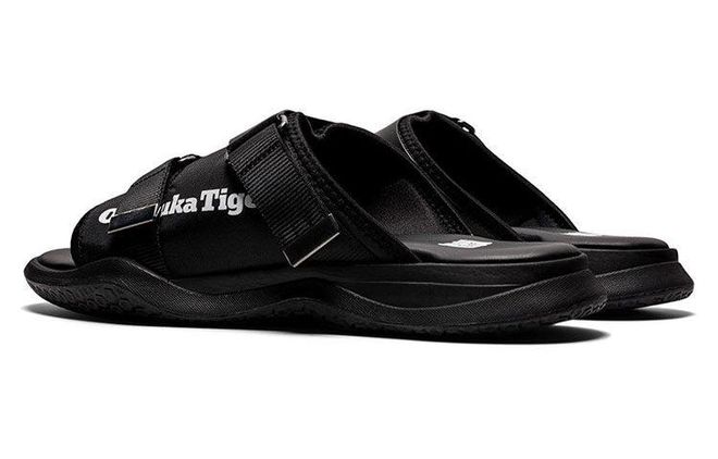 靴 OHBORI STRAP Onitsuka Tiger Black Onitsuka Tiger sandals Ohbori Strap black color at PRM US