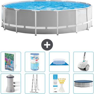 Intex Piscina Prism Frame Redonda - 457x122 Cm - 9-piezas S549