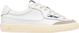 Autry Windscape Low Sneakers In Leather White For Men Sclm Uk01