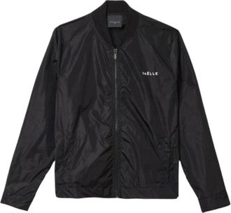 Gaëlle Paris Jassen, Heren, Zwart, S, Nylon, Zwarte Nylon Herenjas Logo