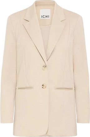 Ichi Ihkate SUS Oversized Blazer - - Jackets - Donna - Beige - XS