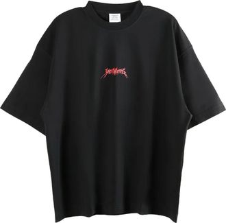 VETEMENTS logo-print T-shirt - Nero