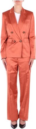 Pinko Pinko, Dames, Broeken, Oranje, Maat: XL