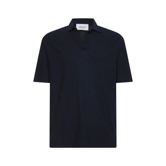 D4.0 Polo Shirts, male, Blue, Size: 3XL V-neck Collared T-Shirt