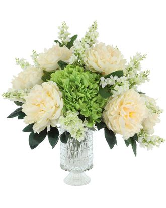 Creative Displays Inc. Mixed Floral Centerpiece In Glass Vase