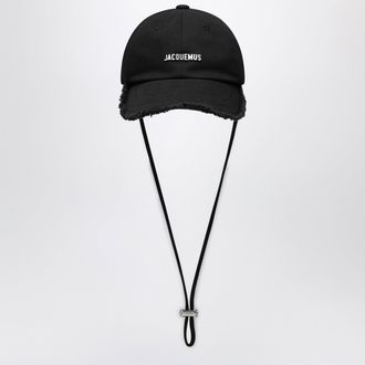 Jacquemus Hat The Cap Artichoke black in cotton