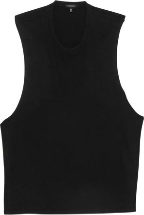R13 Mujer, Camisetas, Negro, Talla: M