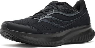 Saucony Cohesion 18 Womens Running Shoes Triple Black : 11.5 B - Medium, Leather