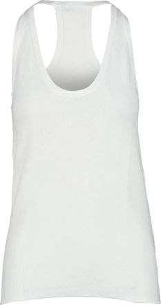 Vertige White Racerback Cotton Tank Top