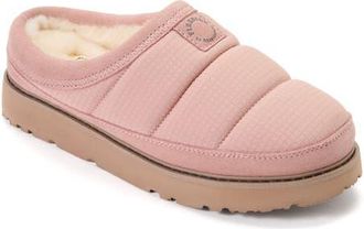 Dearfoams Fireside Greta Sport Nylon Puff Water Repellent Clog in Dusty Pink at Nordstrom, Size 10