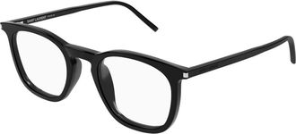 Saint Laurent Klassieke Zwarte Zonnebril - unisex - Brillen - Zwart - 49 MM - Accessoires