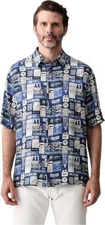 A|X Armani Exchange Heren, Overhemden, Veelkleurig, Maat: XL Viscose