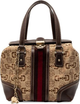 Gucci Pre-owned Gucci Horsebit Canvas Web Treasure Handbag Ladies 3LD1VRZKDB9FJH8J