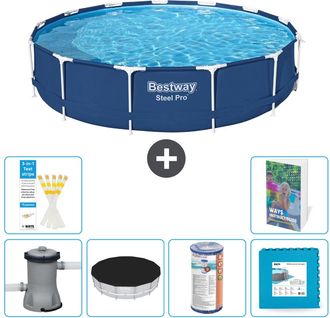 Bestway Piscina Bestway Steel Pro Redonda - 396x84 Cm - 7-piezas S254
