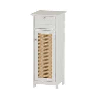 Vicco Armario Mediano Rosario, Blanco, 32 X 87 Cm Con Puerta Y Caj&oacute;n, Vicco