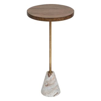 Atmosphera Atmosphera - Mesa Auxiliar Neith Mango Y M&aacute;rmol Cr&eacute;ateur DInt&eacute;rieur