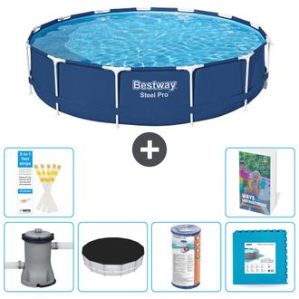 Bestway Piscina Bestway Steel Pro Redonda - 396x84 Cm - 7-piezas S254
