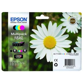Epson Daisy Multipack 18xl 4 Colores (etiqueta Rf)