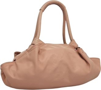 Loewe Anagram Logo Nappa Aire Hand Bag Leather Pink Leather Bag (Pre-Owned)