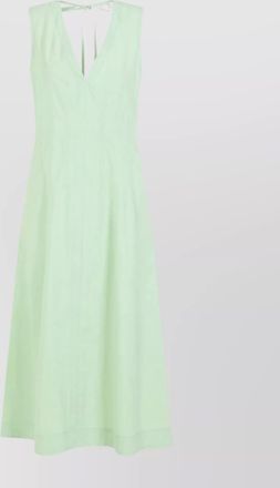 Bottega Veneta v-neck sleeveless midi dress