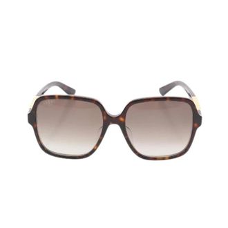 Gucci Pre-owned Accessories, female, Brown, Size: ONE SIZE Pre-owned Vintage Sunglasses