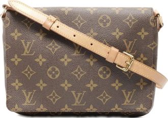 Louis Vuitton 2000 Monogram Musette Tango shoulder bag - Bruin