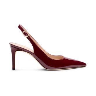 Stuart Weitzman D&eacute;collet&eacute; Slingback Power 75 - - Shoes - Donna - Rosso - 38 1/2 EU