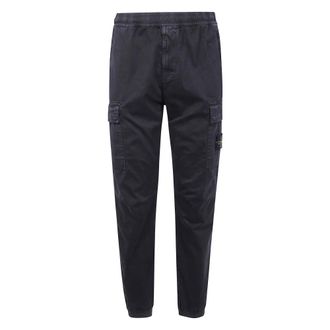 Stone Island Heren, Broeken, Zwart, Maat: W33 Katoen