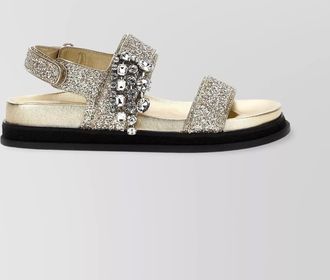 Jimmy Choo London crystal-embellished sandals
