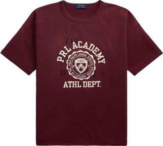 Polo Ralph Lauren T-shirt girocollo con stampa - Rosso