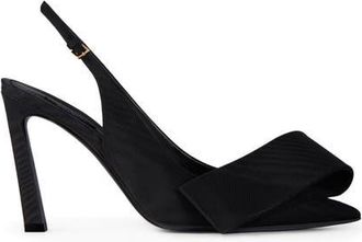 Givenchy Twisted Ribbon Slingback Pump in Black at Nordstrom, Size 36.5