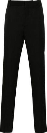 Alexander McQueen evening tuxedo trousers - men - Wool/Cupro/Silk/Cotton - 48 - Black