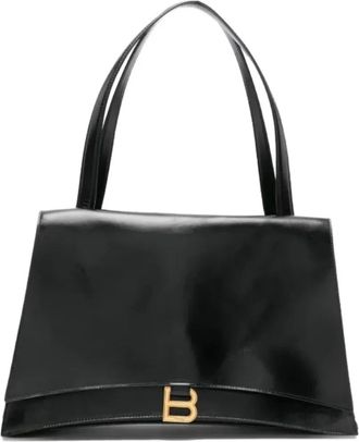 Balenciaga Borsa a spalla Crush On You media - Nero