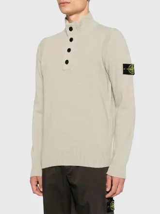 Stone Island Dolcevita in lana vergine con patch logo Compass