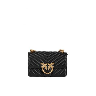 Pinko Dames Handtas - Dames - Schoudertassen - Zwart - ONE Size - Tassen