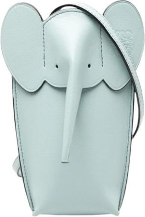Loewe Pre-owned Mini Bags, female, Blue, Size: ONE SIZE Pre-owned Mini Crossbody Bag