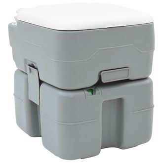 vidaXL Inodoro De Camping Gris 41,5 X 36,5 X 42 Cm Vidaxl