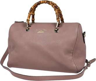 Gucci Pre-owned Handbags, female, Pink, Size: ONE SIZE Pre-owned Vintage Handbag