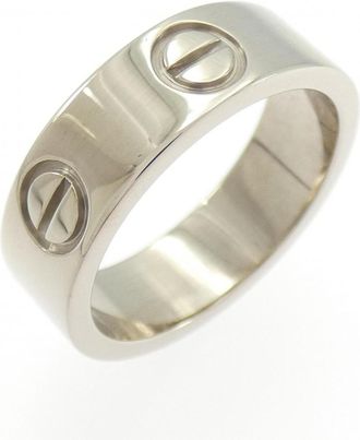 Cartier White Gold White Gold (18K) Band Ring (Pre-Owned)