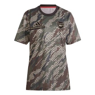 adidas x Maharishi Arsenal Jersey Asia Sizing Asia Sizing White Green Brown IN4752