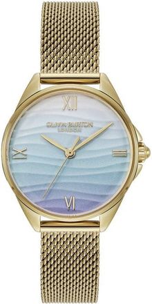 Olivia Burton Azure Mesh Strap Watch, 30mm in Gold at Nordstrom