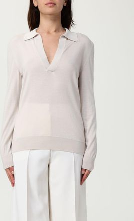 Brioni Polo Shirt Woman color Beige
