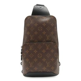 Louis Vuitton Pre-owned Monogram Shoulder Sling Bag - Heren - Pre-owned - Bruin - Maat: ONE Size