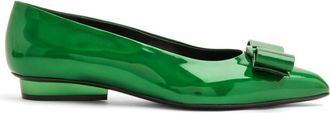 Ferragamo Salvatore Ferragamo Ladies Green Viva Ballet Flats, Brand Size 6.5
