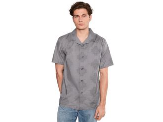 Pendleton Aloha Shirt Mens Short Sleeve Button Up Chief Joseph Grey : 2XL, Cotton